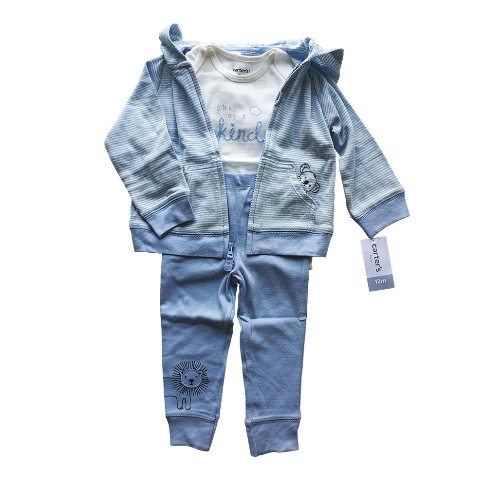 

Комплект Carters 3-Piece Koala Little Jacket Set 80 см Голубой с белым (17577210-12)