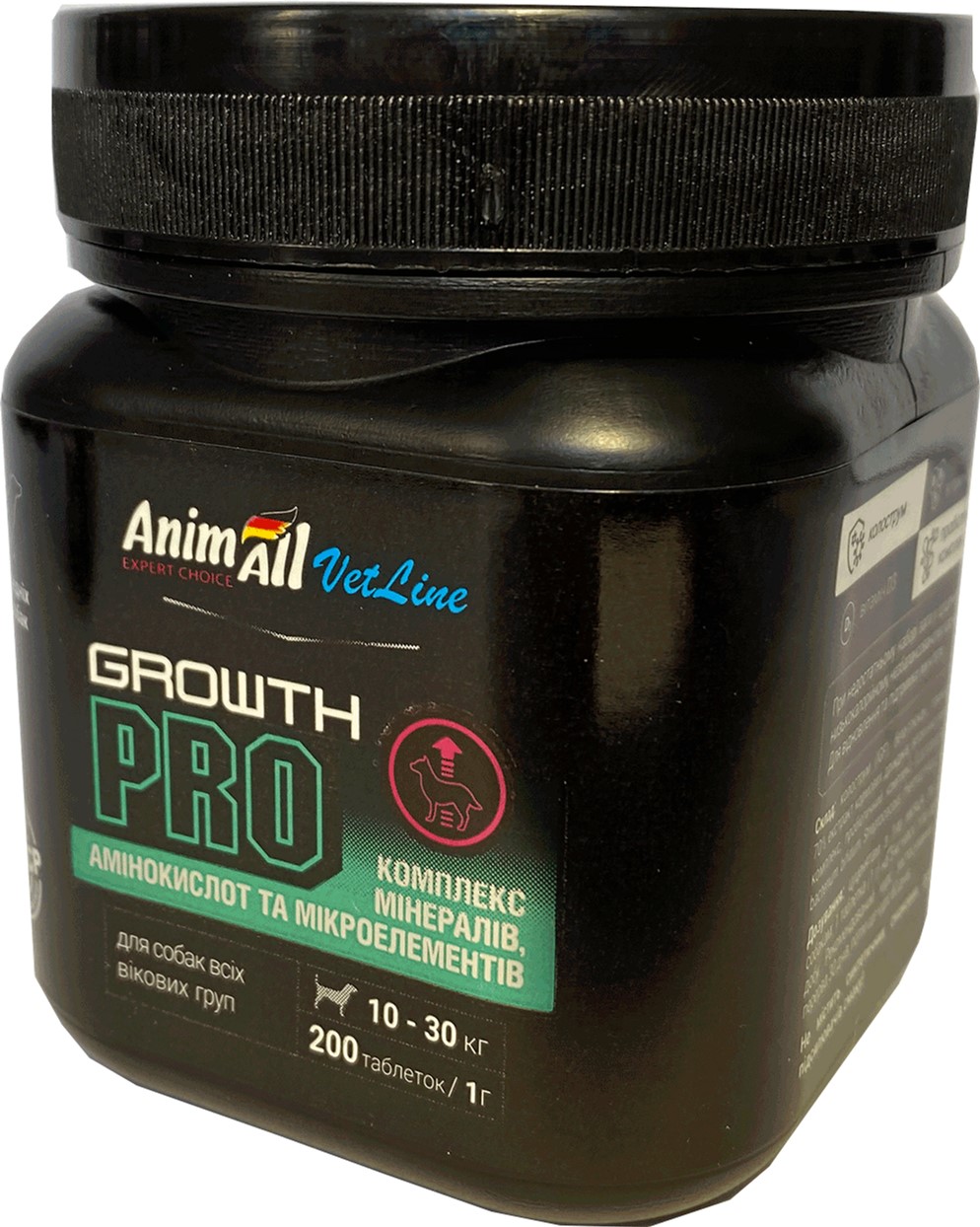 

Витаминная добавка AnimAll VetLine Growth PRO для средних пород собак 1 г х 200 т. (4820150205492)