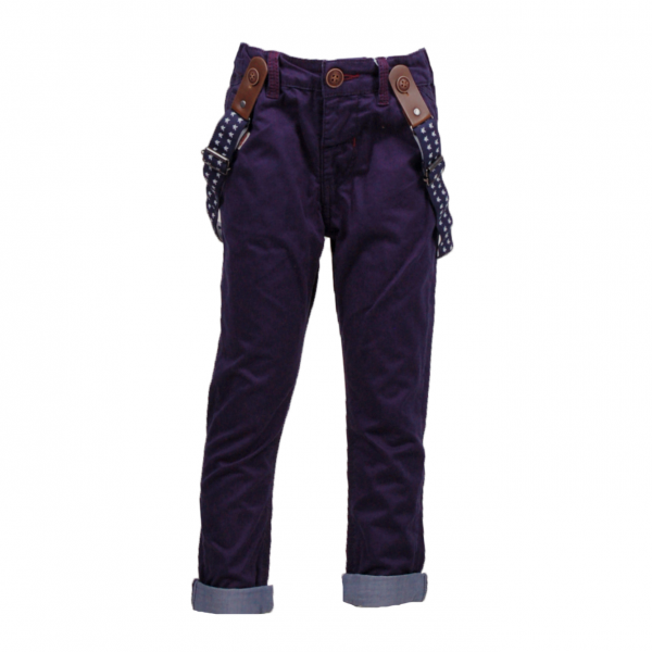 

Брюки с подворотами и подтяжками 3 года (98 см) O 60092-dark blue темно синий цвет