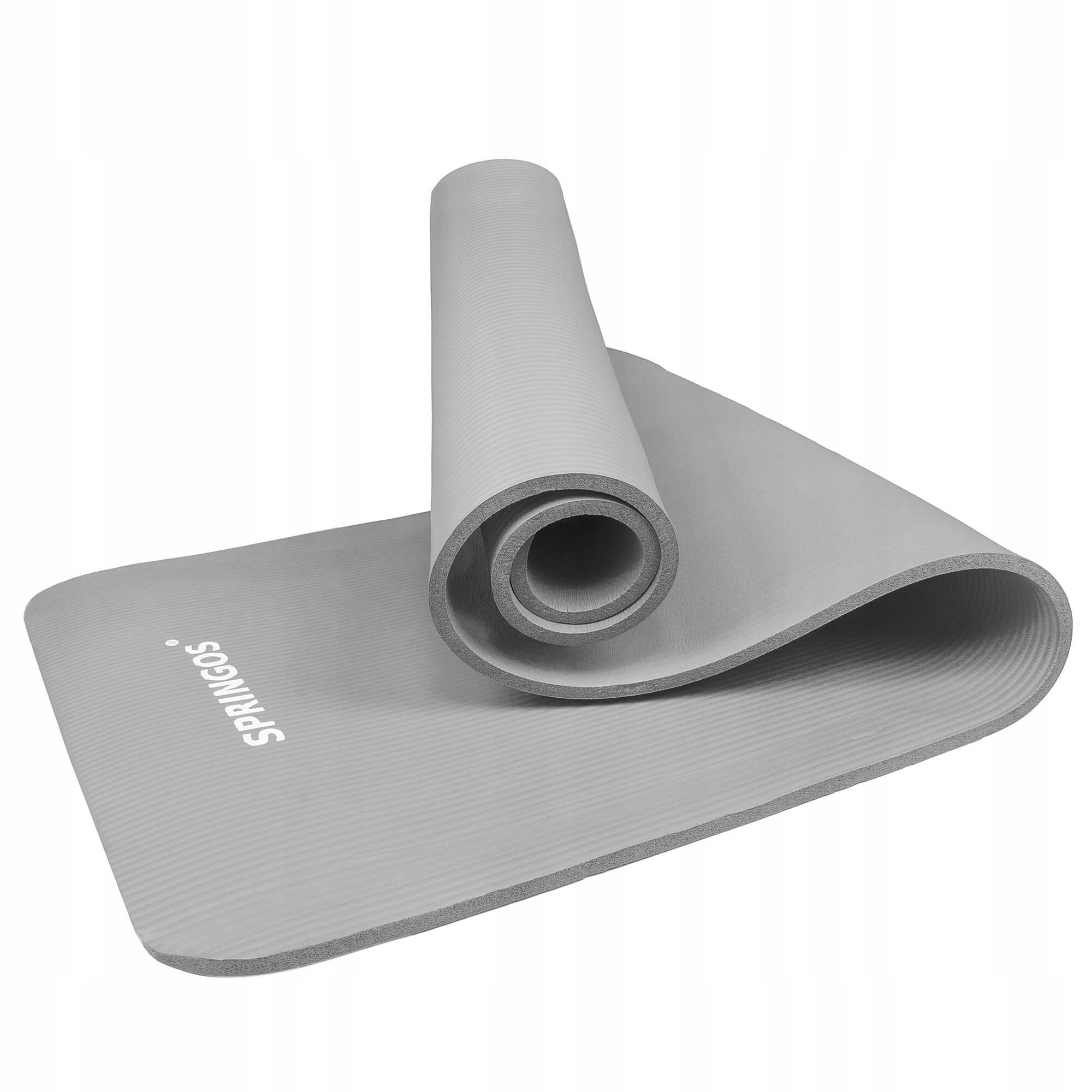 

Коврик (мат) для йоги и фитнеса Springos NBR 1 см YG0032 Grey