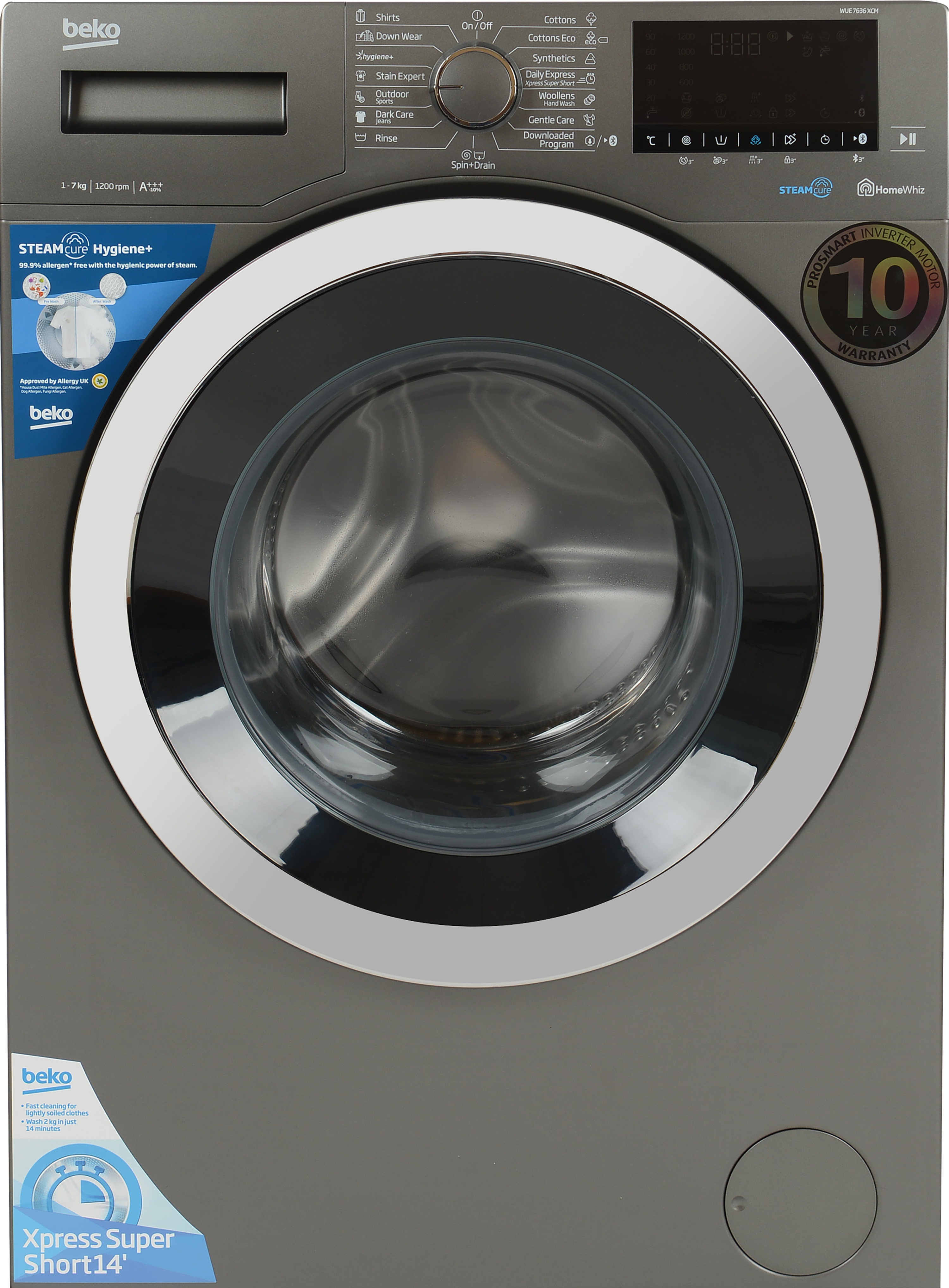 

Стиральная машина узкая BEKO WUE7636XCM