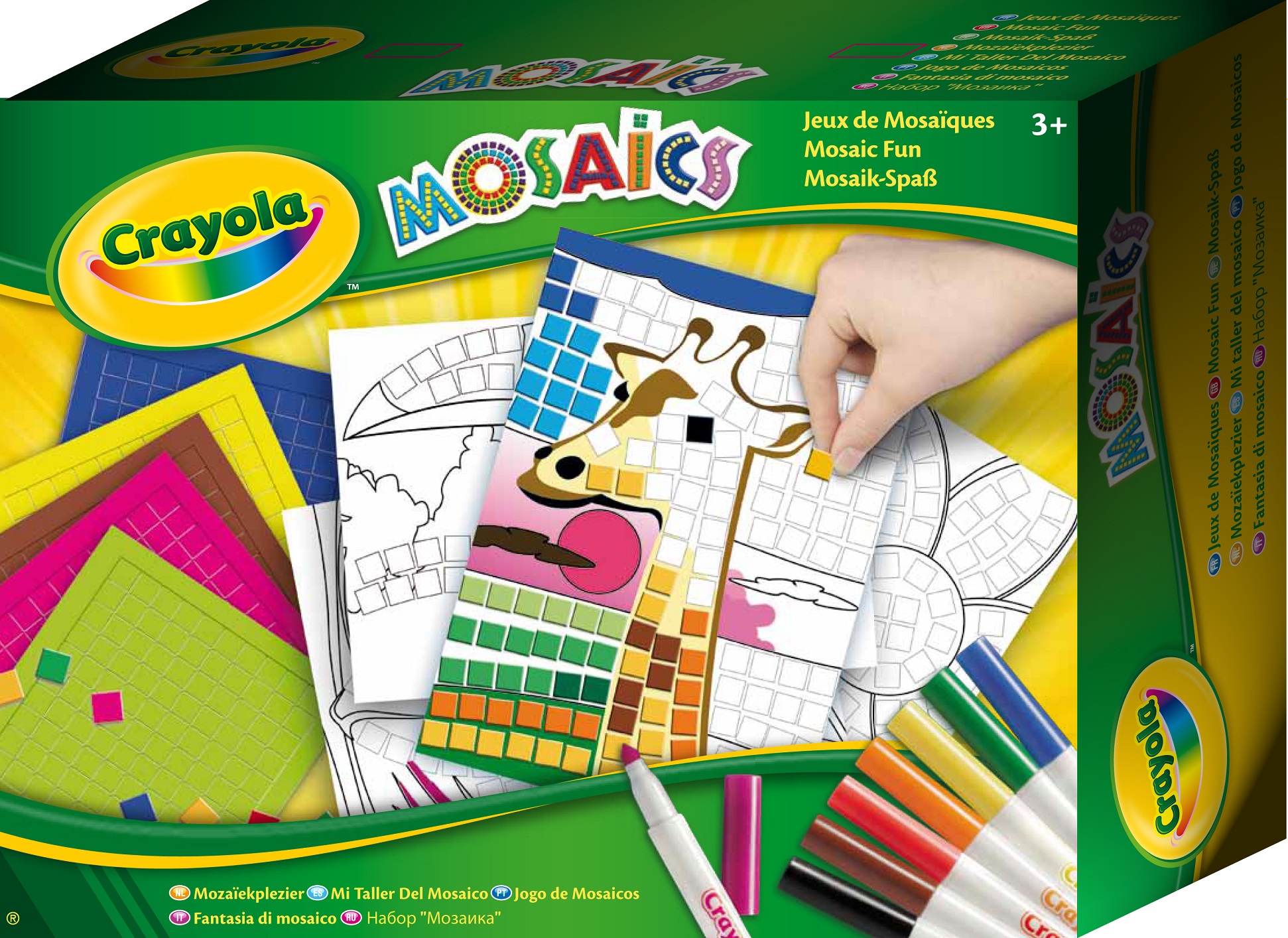 

Забавная мозаика, набор для творчества, Crayola (12-4044)
