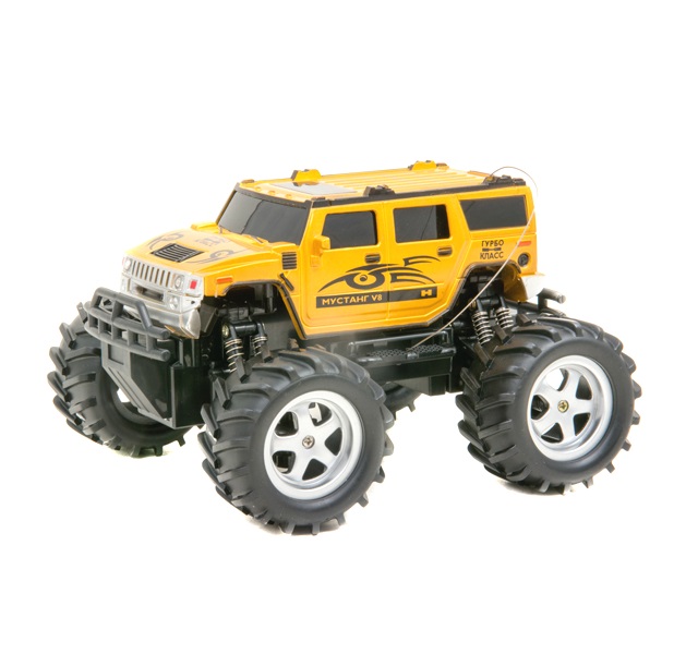 

Радиоуправляемый джип Мустанг V8 JOY TOY желтый 9009