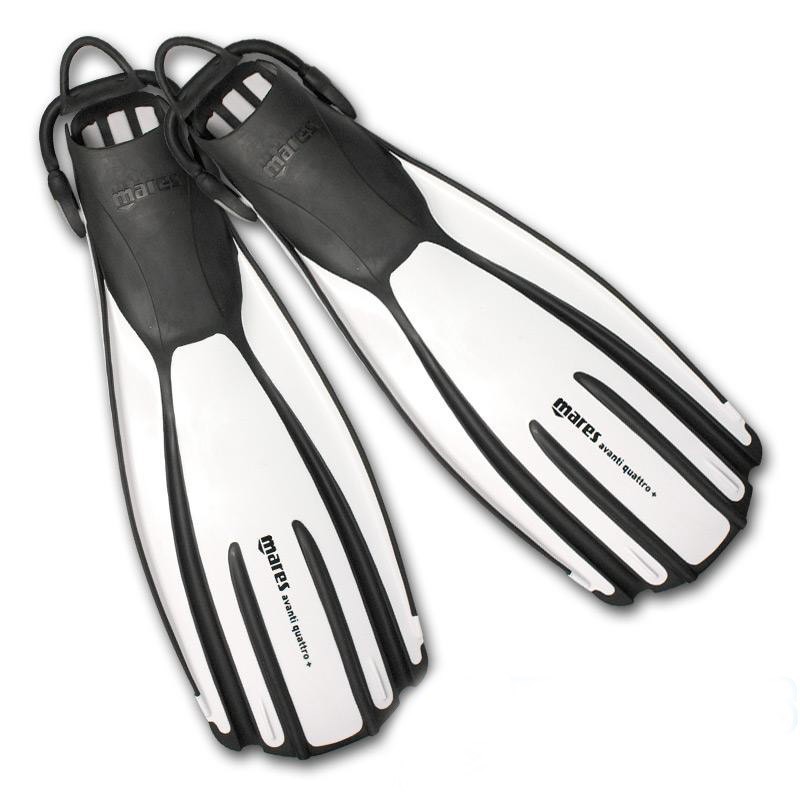 

Ласты Mares Avanti Quattro+ XL-44/48 черно-белые 410003.WH.XL