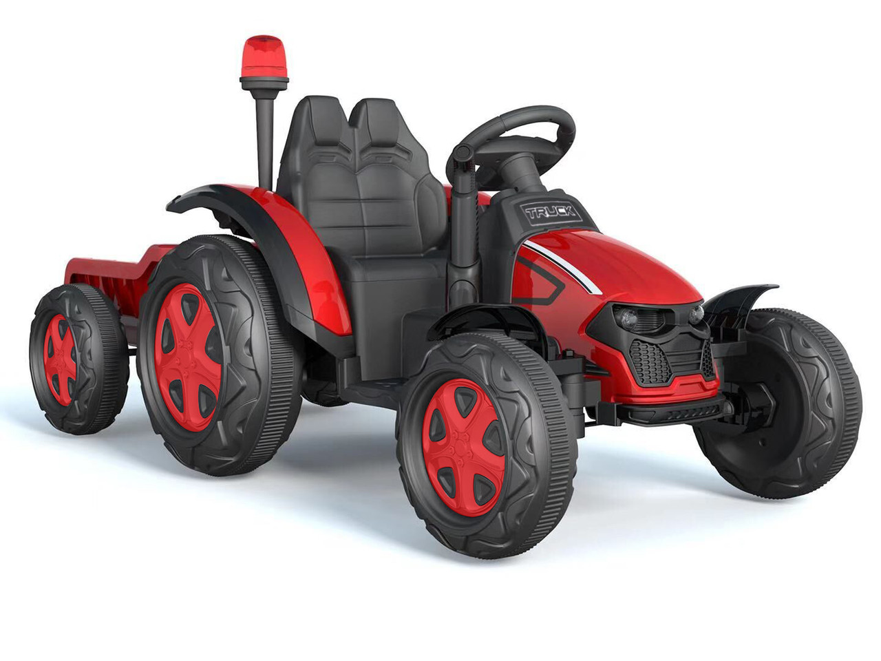 

Детский электромобиль Трактор с прицепом (мотора 35W, MP3) Baby Tilly T-7313 EVA RED Красный (T-7313 EVA RED)