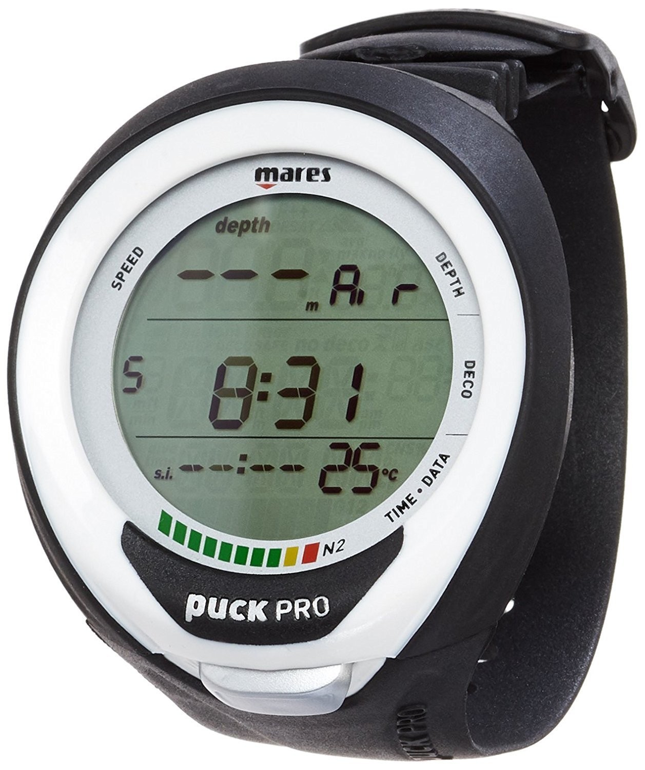 

Подводный компьютер Mares Puck Pro+ черно-белый 414135BKWH