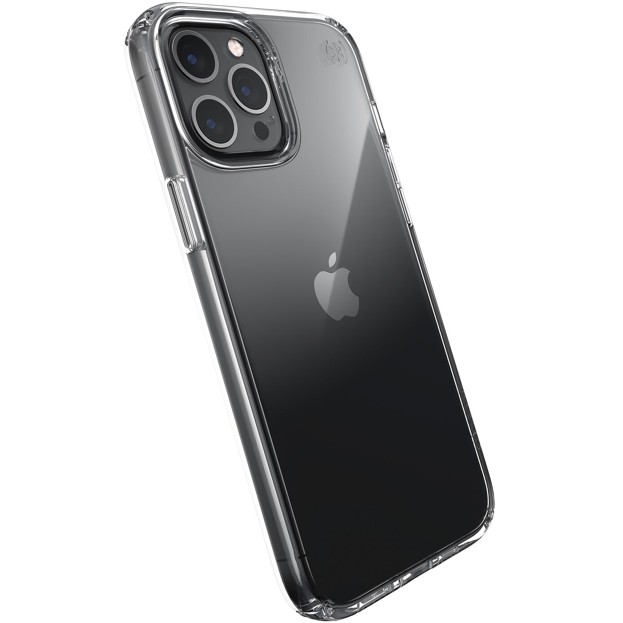 

​Антибактериальный чехол бампер накладка Speck Presidio Perfect Clear Apple Iphone 12 Pro Max 6.7″