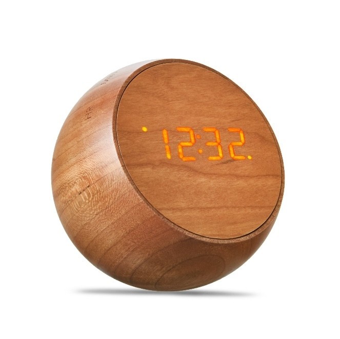 

Будильник-часы настольные Gingko G011CH Tumbler Click, бамбук