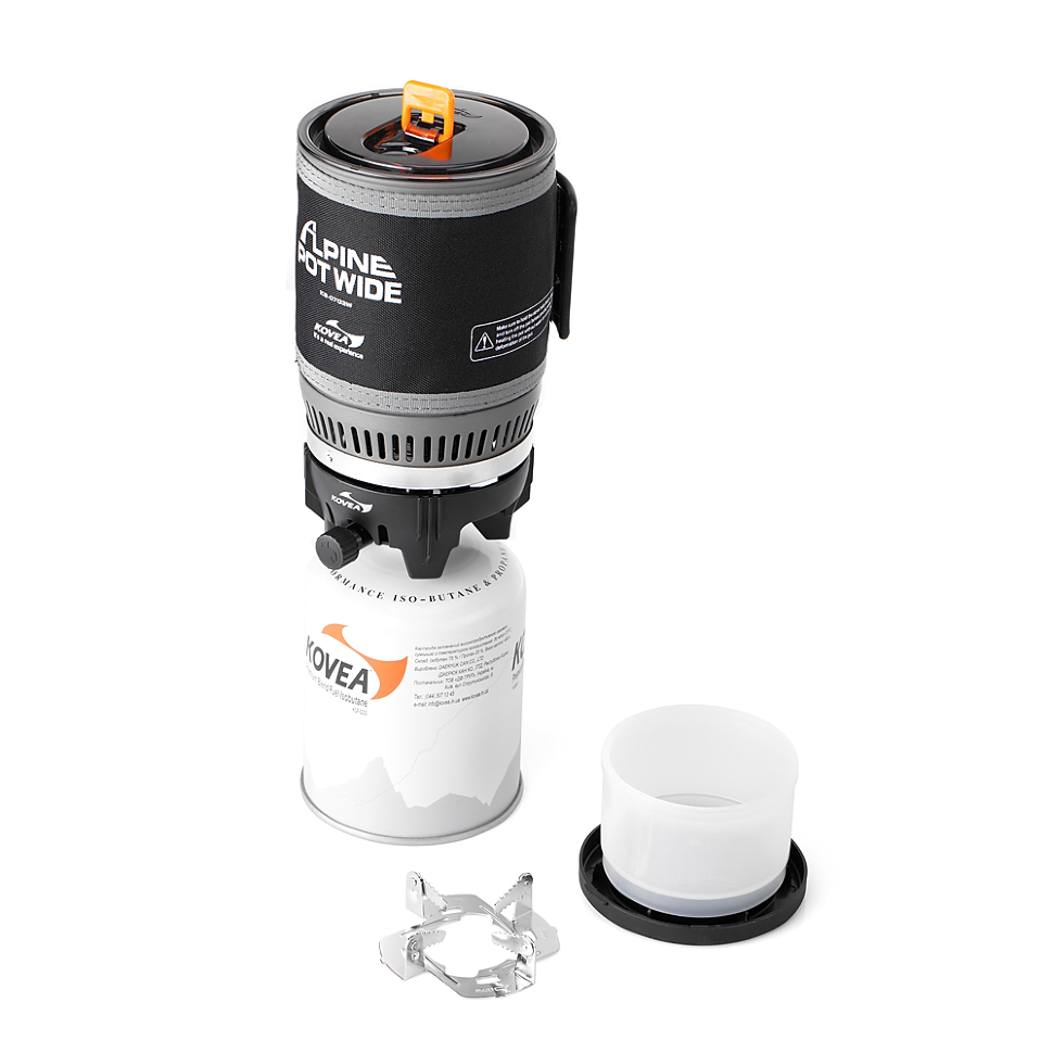 

Газовая горелка Kovea Alpine Pot Wide KB-0703W (AE2395)
