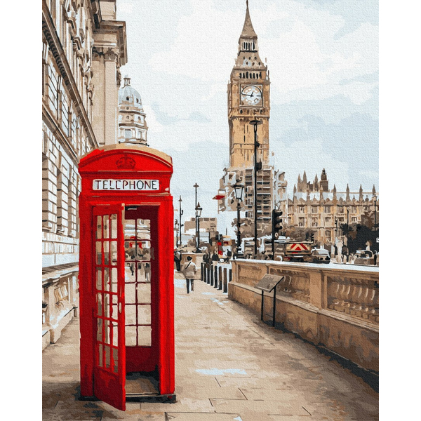 

Картина по номерам / анти-стресс раскраска Brushme Символы Лондона (GX26716)