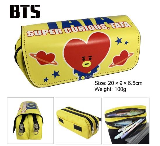 

Пенал BTS BT21 БТС Бантаны K-POP Космический Тата, созданный Ви, Техен