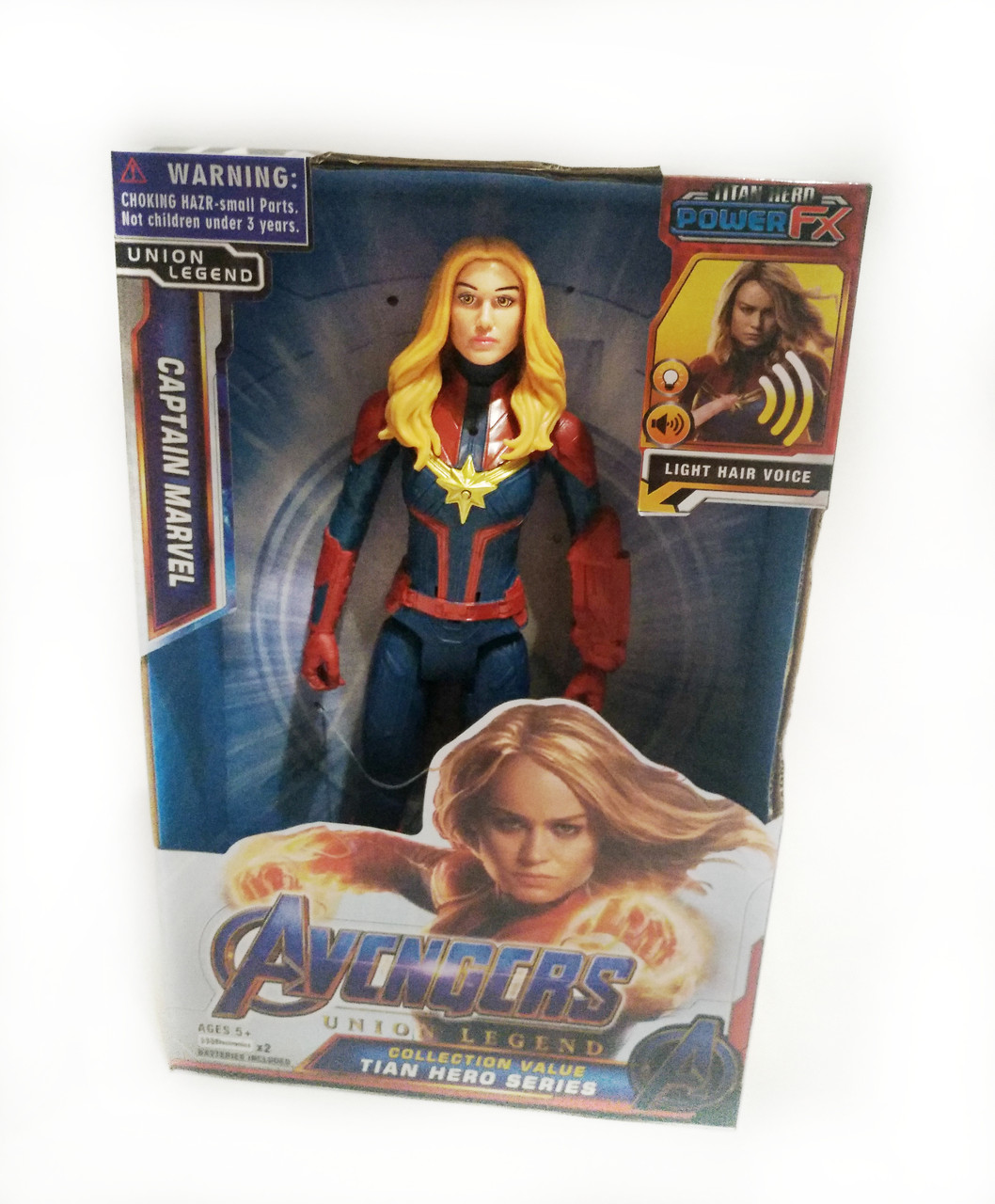 

Фигурка игрушечная "Капитан Марвел" (Мстители. Финал), высота 30 см V-Toy