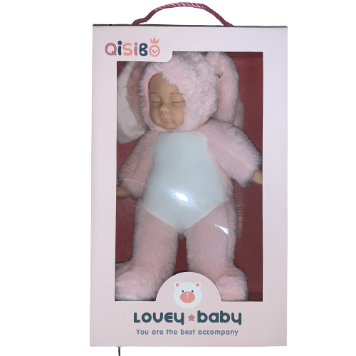 

Игрушка "Пупс Зайчик спящий", высота 33 см V-Toy