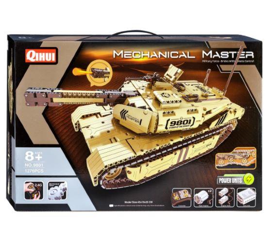 

Игрушка "Элитный Танк - Конструктор" (на радио управлении, 1276 деталей) V-Toy