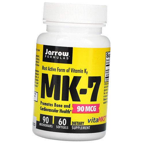 

Витамин К2 в форме MK-7, MK-7, Jarrow Formulas 60гелкапс (36345022)