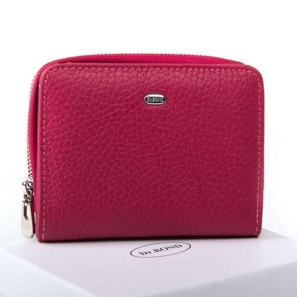 

Женский кожаный кошелек Classik DR. BOND WN-4 pink-red
