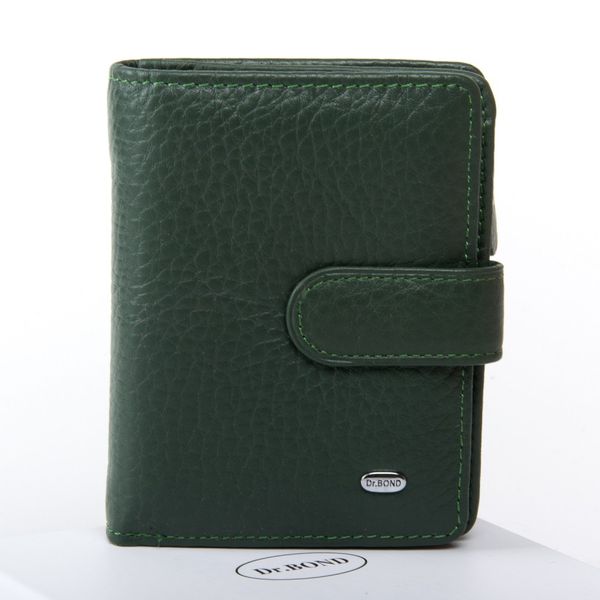 

Женский кожаный кошелек Classik DR. BOND WN-2 green