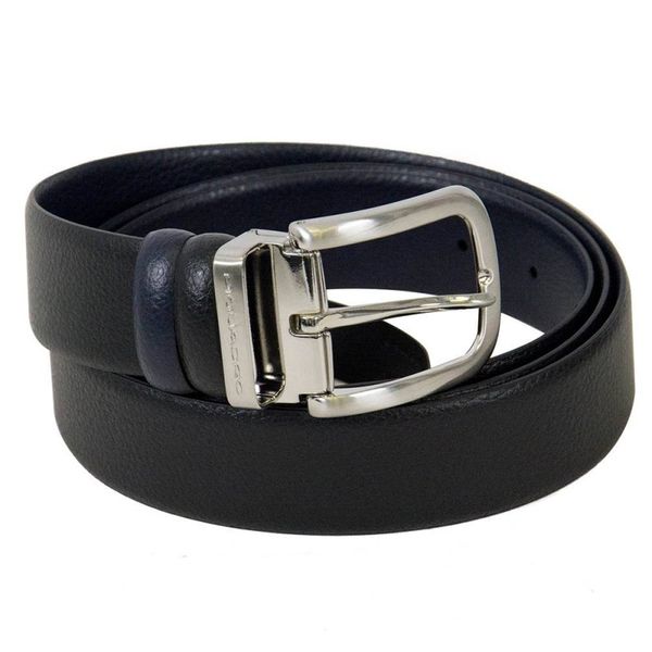 

Кожаный ремень Piquadro MODUS/Black-Blue CU4887MO_NBLU