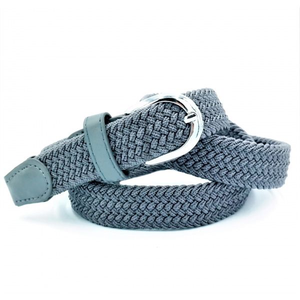 

Серый узкий ремень-резинка Le-Mon 3 см. 0021-r30uni