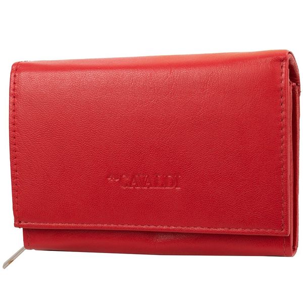

Кошелек женский кожаный 4U CAVALDI DNK-RD-02-GCL-red