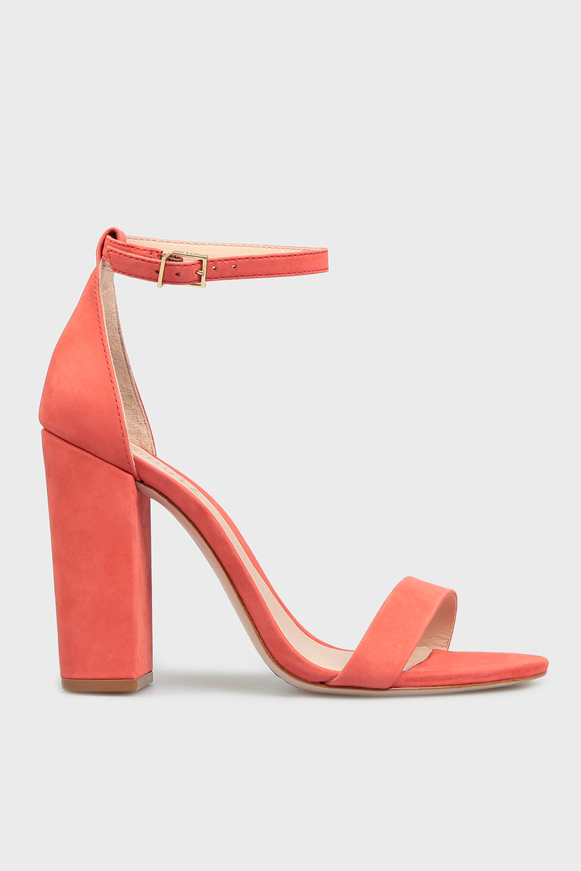 

Женские коралловые кожаные босоножки Schutz 39 S2014800160121U