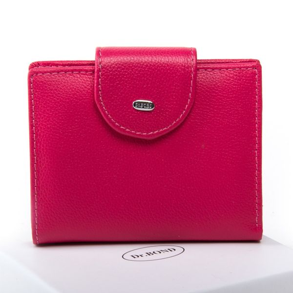 

Женский кожаный кошелек Classik DR. BOND WN-6 pink-red