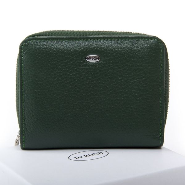 

Женский кожаный кошелек Classik DR. BOND WN-4 green