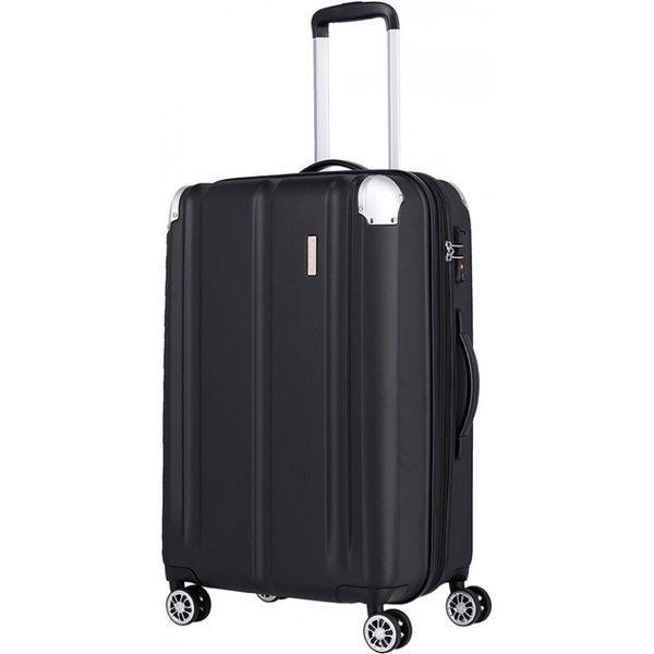 

Чемодан Travelite City Black М средний TL073048-01