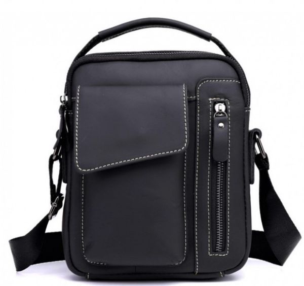 

Мужская кожаная сумка через плечо Tiding Bag A25F-90119A