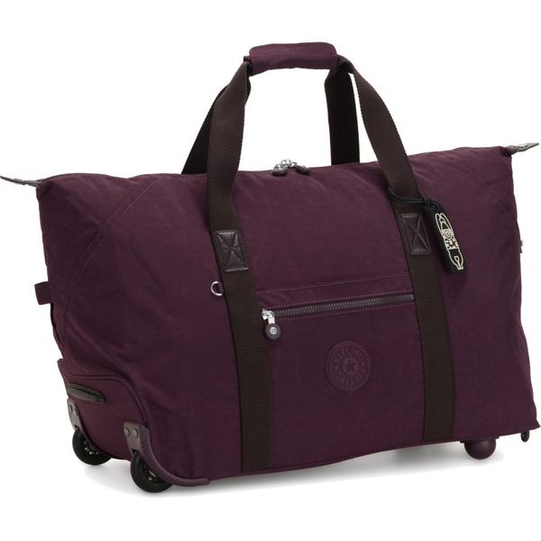 

Дорожная сумка на колесиках Kipling ART ON WHEELS M Dark Plum (51E) KI3131_51E