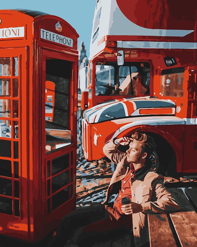 

Картина по номерам Лондон Time Brushme 40*50