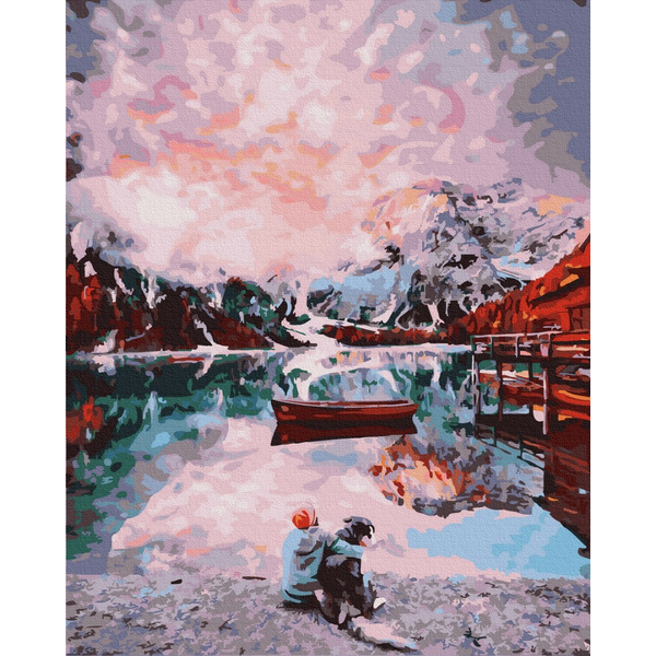 

Картина по номерам / анти-стресс раскраска Mono Art Друзья на озере (GX32635)