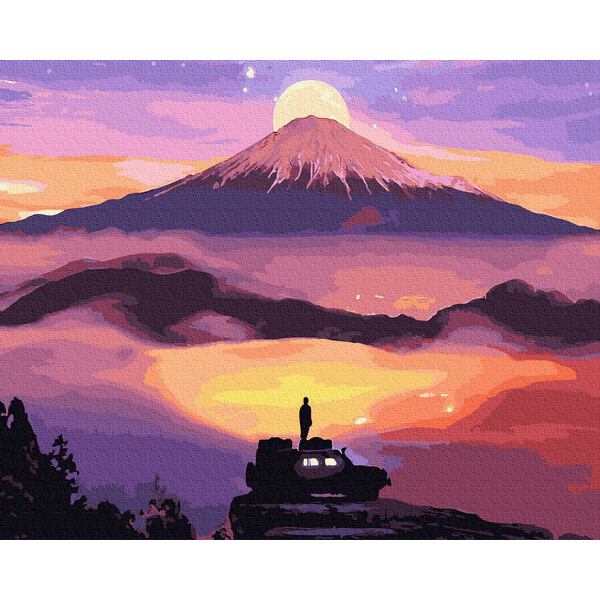 

Картина по номерам / анти-стресс раскраска Mono Art Восход солнца в горах (GX32866)