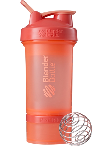 

Шейкер спортивный Blender Bottle ProStak с 2-мя контейнерами 650 мл Coral (R144872)
