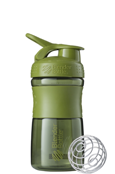 

Спортивная бутылка-шейкер Blender Bottle SportMixer 590 мл Moss Green (R144874)
