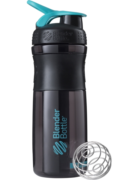 

Бутылка-шейкер спортивная Blender Bottle SportMixer 820 мл Black-Teal (R144858)
