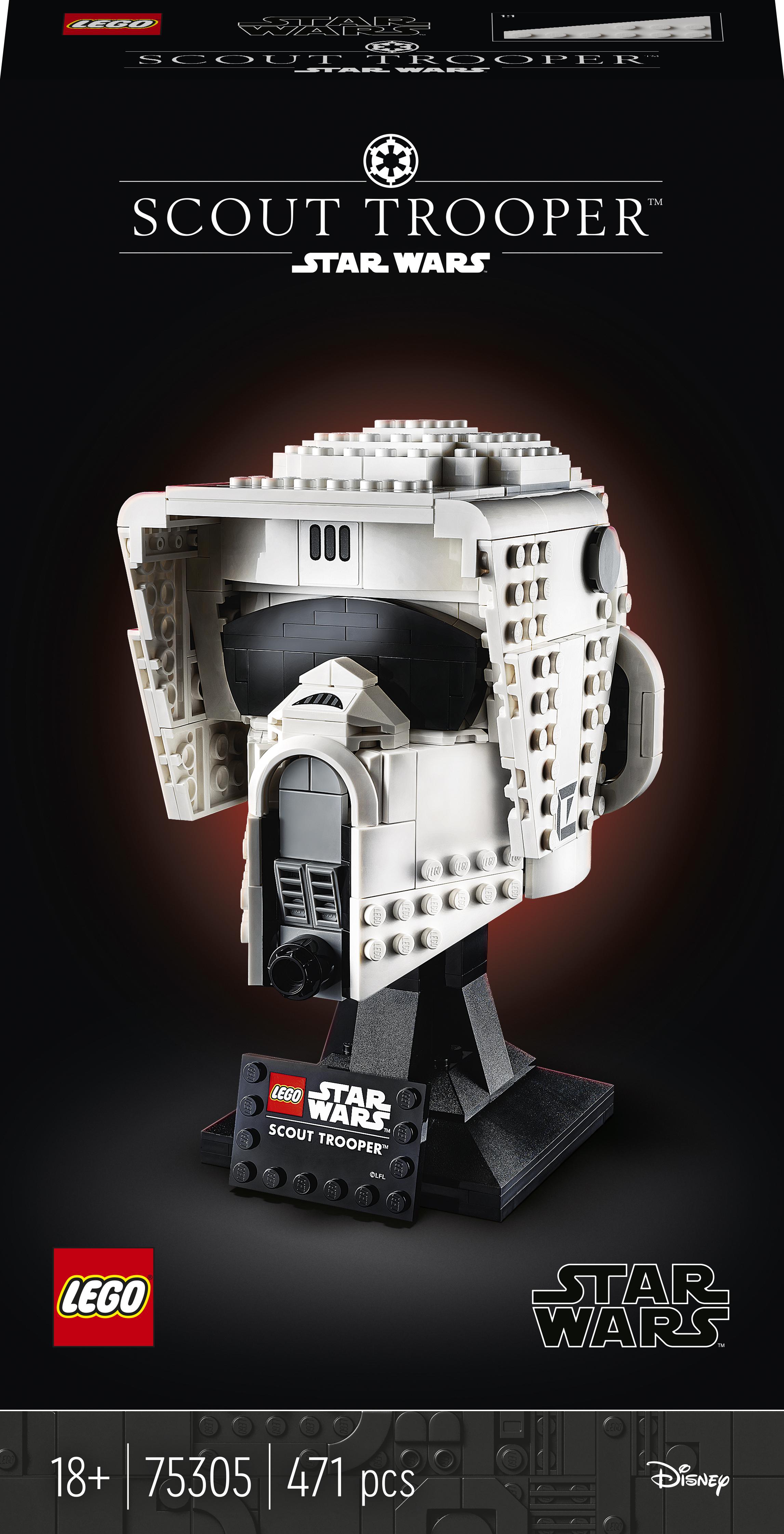 

Конструктор LEGO Star Wars Шлем пехотинца-разведчика 471 деталь (75305)
