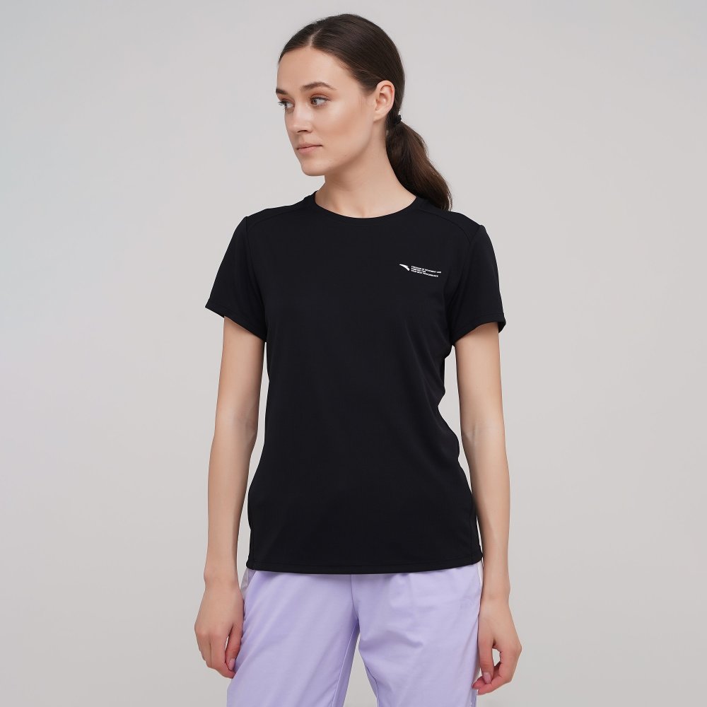 

Женская футболка Anta Ss Tee Черный 38 (ant862125117-4)