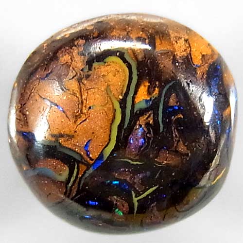 

Болдер опал 3.47Ct 9.8*9.4мм Е1005