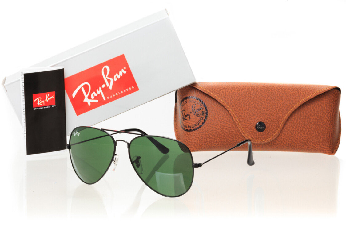 

Солнцезащитные очки Ray Ban 3026D-green-b