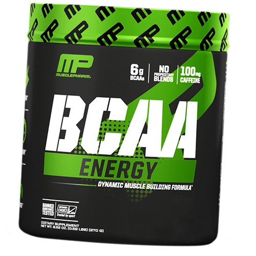 

Аминокислоты ВСАА, Energy BCAA 3:1:2 Powder, Muscle Pharm 270г Синяя малина (28140003)