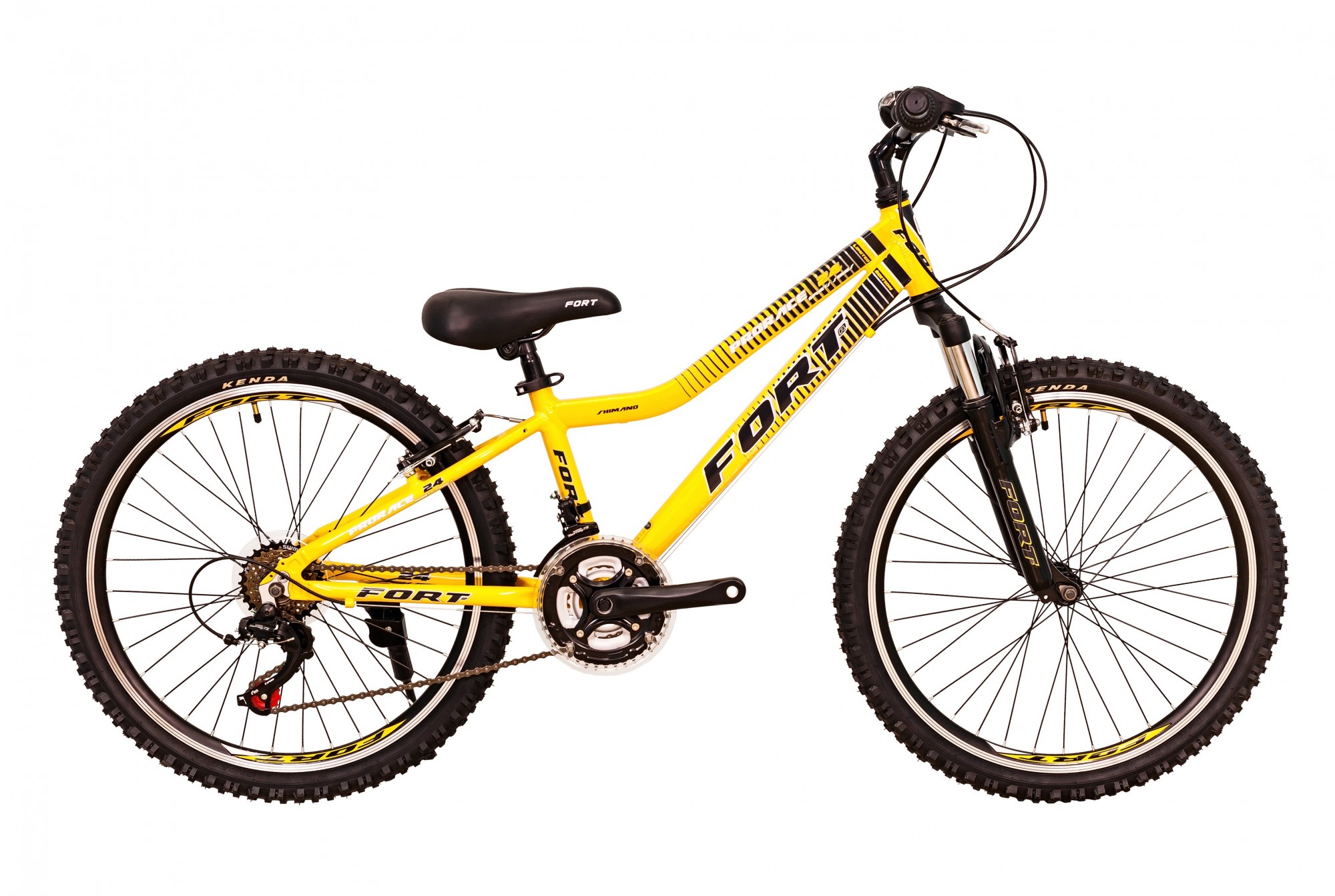 

Велосипед Fort ProRase 12" 24" (алюминиевый) желтый