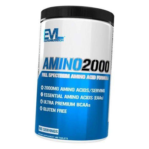 

Аминокислоты, Amino 2000, Evlution Nutrition 480таб (27385001)