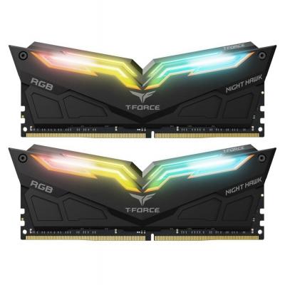 

Модуль памяти для компьютера DDR4 16GB (2x8GB) 3200 MHz T-Force Night Hawk RGB Black Team (TF1D416G3200HC16CDC01)