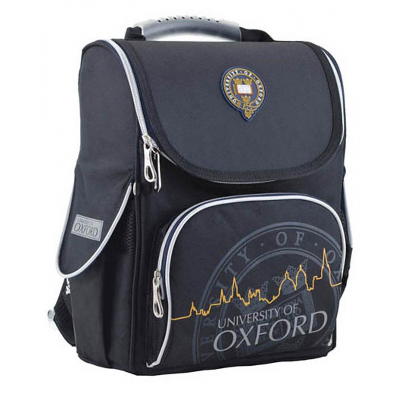 

Рюкзак шкільний каркасний YES H-11 Oxford black, 34*26*14см 553294