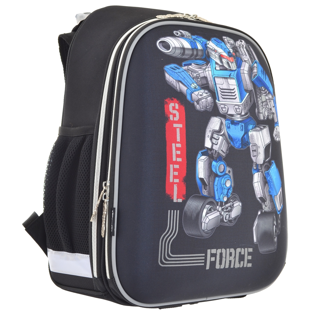 

Рюкзак шкільний каркасний 1 Вересня H-12 "Steel Force" 38*29*15 см 555950