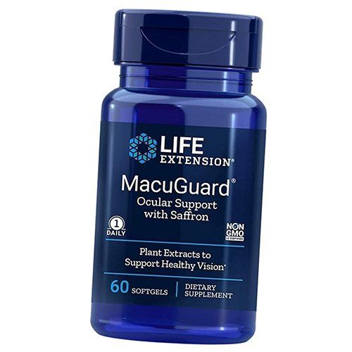 

MacuGuard Ocular Support Life Extension 60гелкапс (71346015)