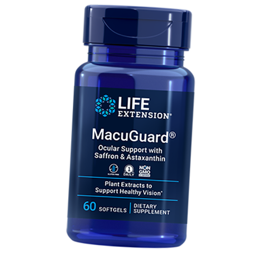 

MacuGuard Ocular Support with Astaxanthin Life Extension 60гелкапс (71346014)
