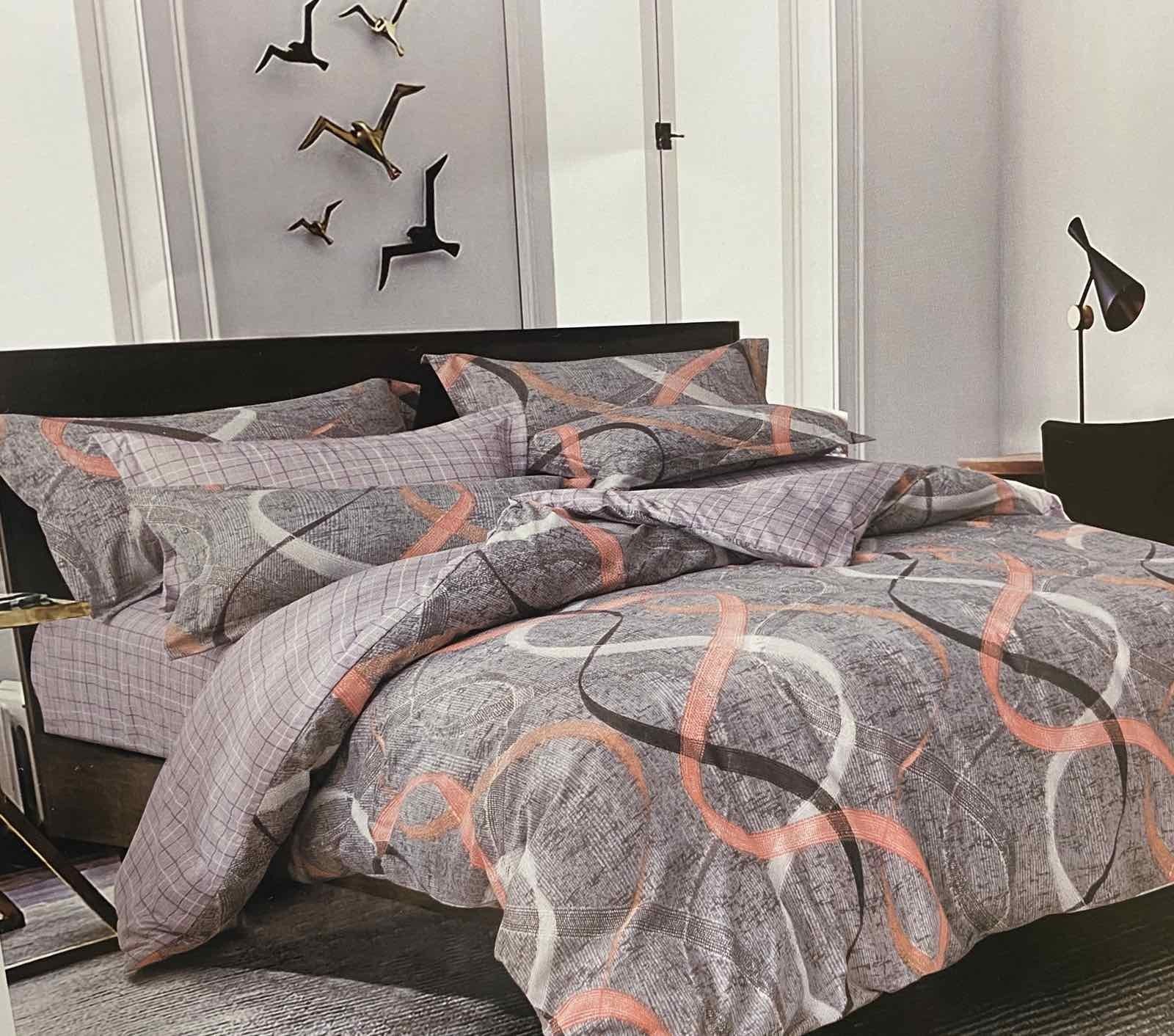 

Комплект постільної білизни Шем Royal satin 150Х215 різнокольоровий 09