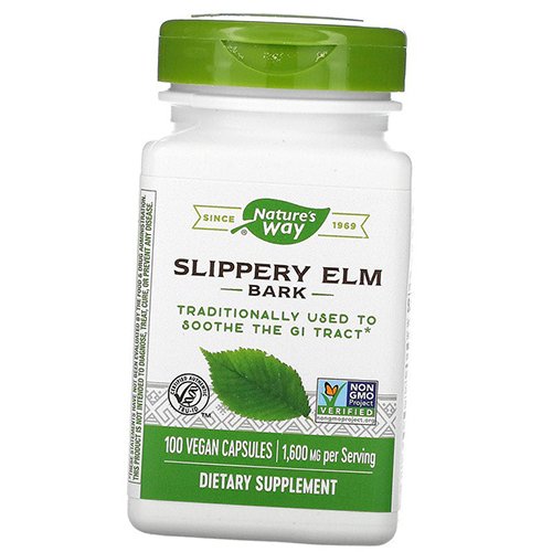

Скользкий вяз, Slippery Elm Bark, Nature's Way 100вегкапс (71344013)